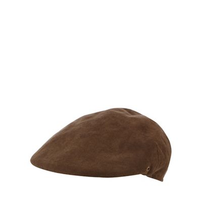 The Collection Khaki moulded flat cap